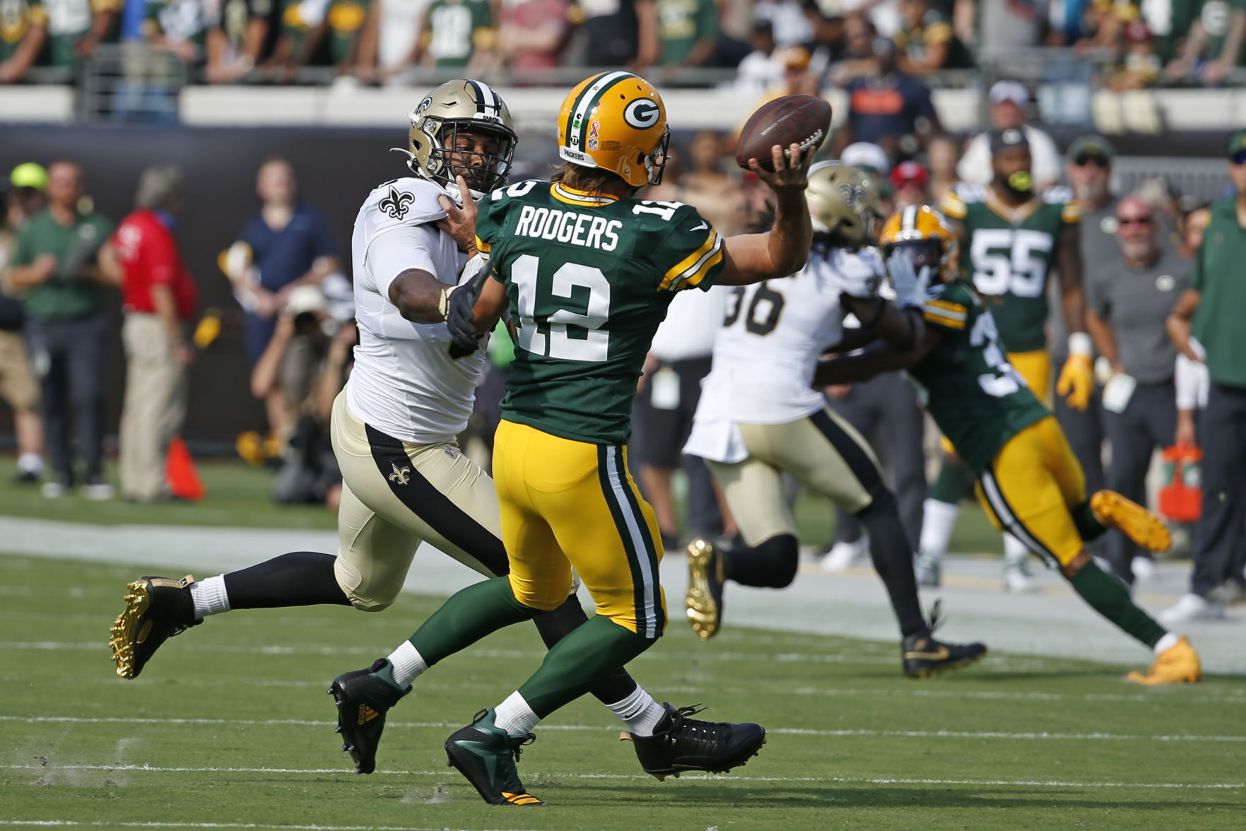 Packers Saints Football